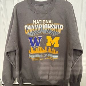Gray National Championship Men’s Sweater